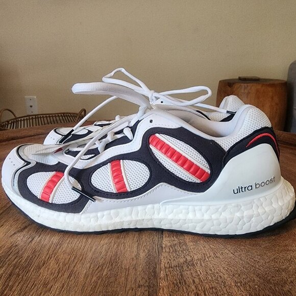 Adidas UltraBoost Supernova DNA White Vivid Red GY5374 Sneakers Mens 9 - Picture 7 of 16